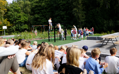 Lenke til artikkel: Fra parkeringsplass til aktivitetsområde på Teie skole