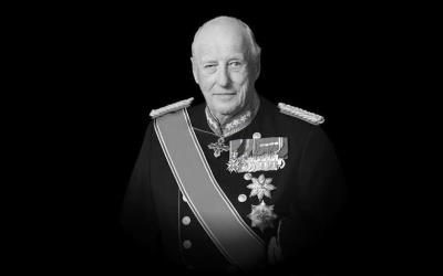 Lenke til artikkel: Kong Harald V er død