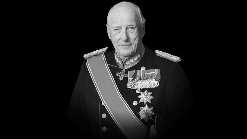 Lenke til artikkel: Kong Harald V er død