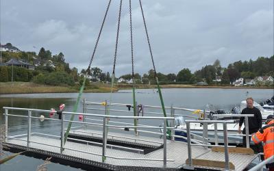 Lenke til artikkel: Ny padlebrygge gjør det enklere for flere å komme seg på vannet
