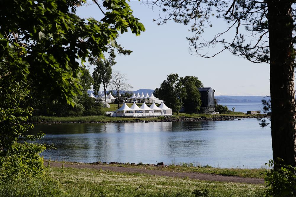 Festivalområdet på Karljohansvern. - Klikk for stort bilde