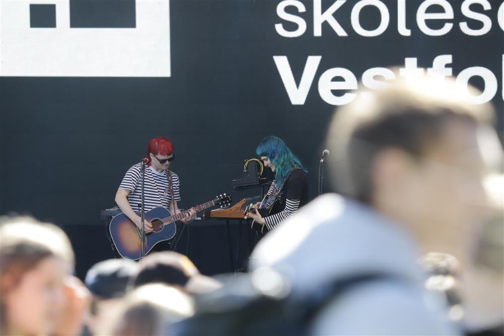 Ramona’s Tea Party spilte på festivalen. - Klikk for stort bilde