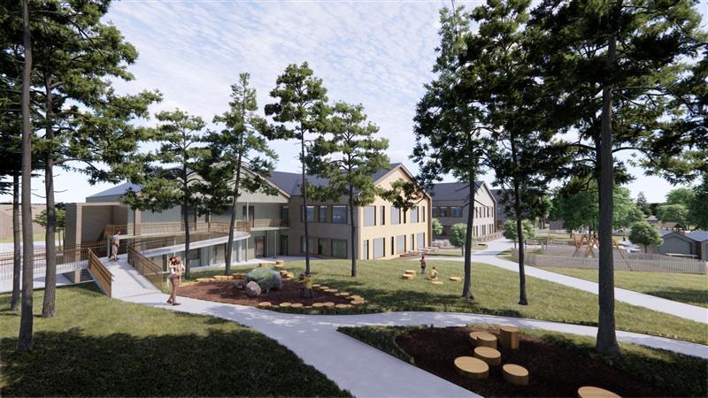 Nye Vestskogen barnehage - Klikk for stort bilde