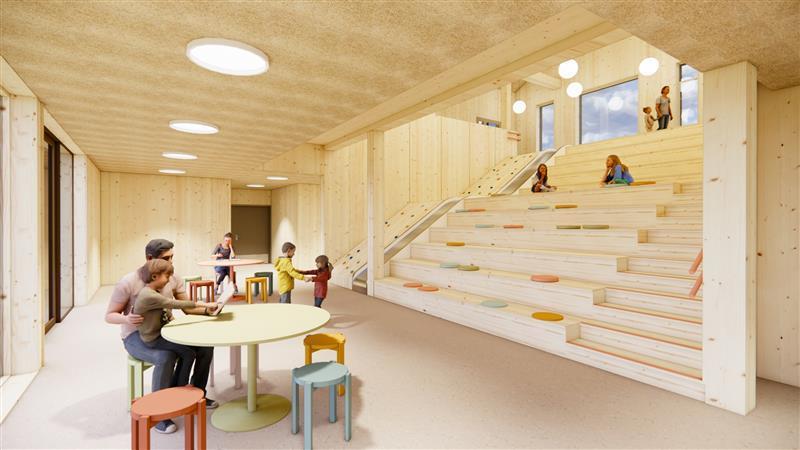 Nye Vestskogen barnehage - Klikk for stort bilde