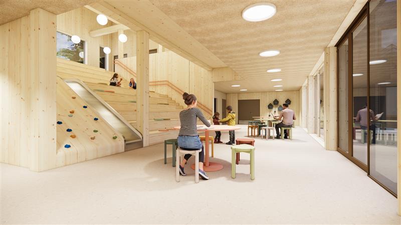 Nye Vestskogen barnehage - Klikk for stort bilde