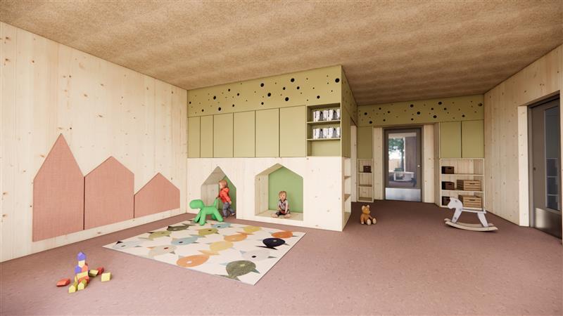 Nye Vestskogen barnehage - Klikk for stort bilde