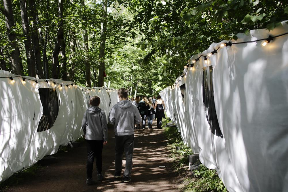 Festivalstemning på Karljohansvern. - Klikk for stort bilde