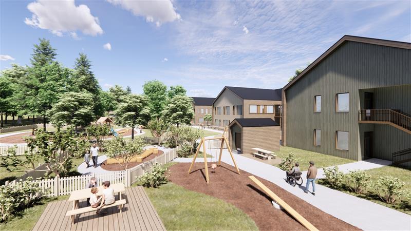 Nye Vestskogen barnehage - Klikk for stort bilde