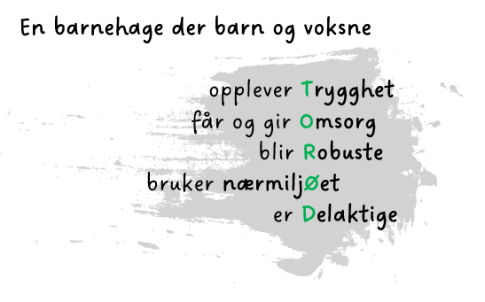 Barnehagens verdier, Torød barnehage - Klikk for stort bilde